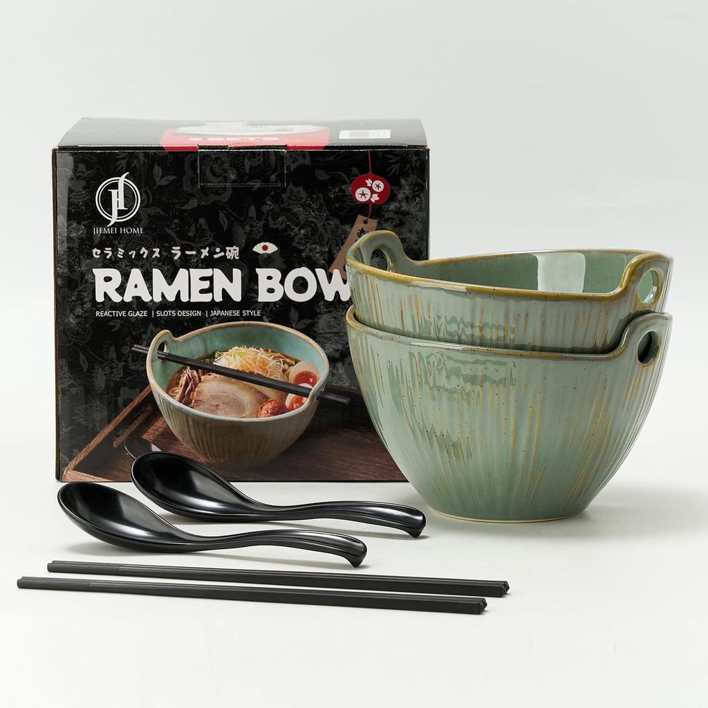 7 Inch Ceramic Ramen Bowl Set of 2 P74276