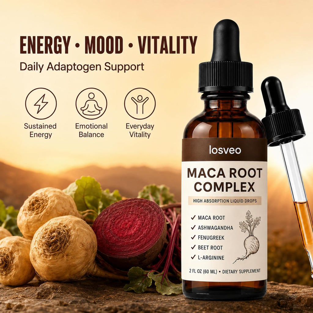 Maca Root Complex Drops with Ashwagandha, Fenugreek, Beet Root & L-Arginine, 2floz C494
