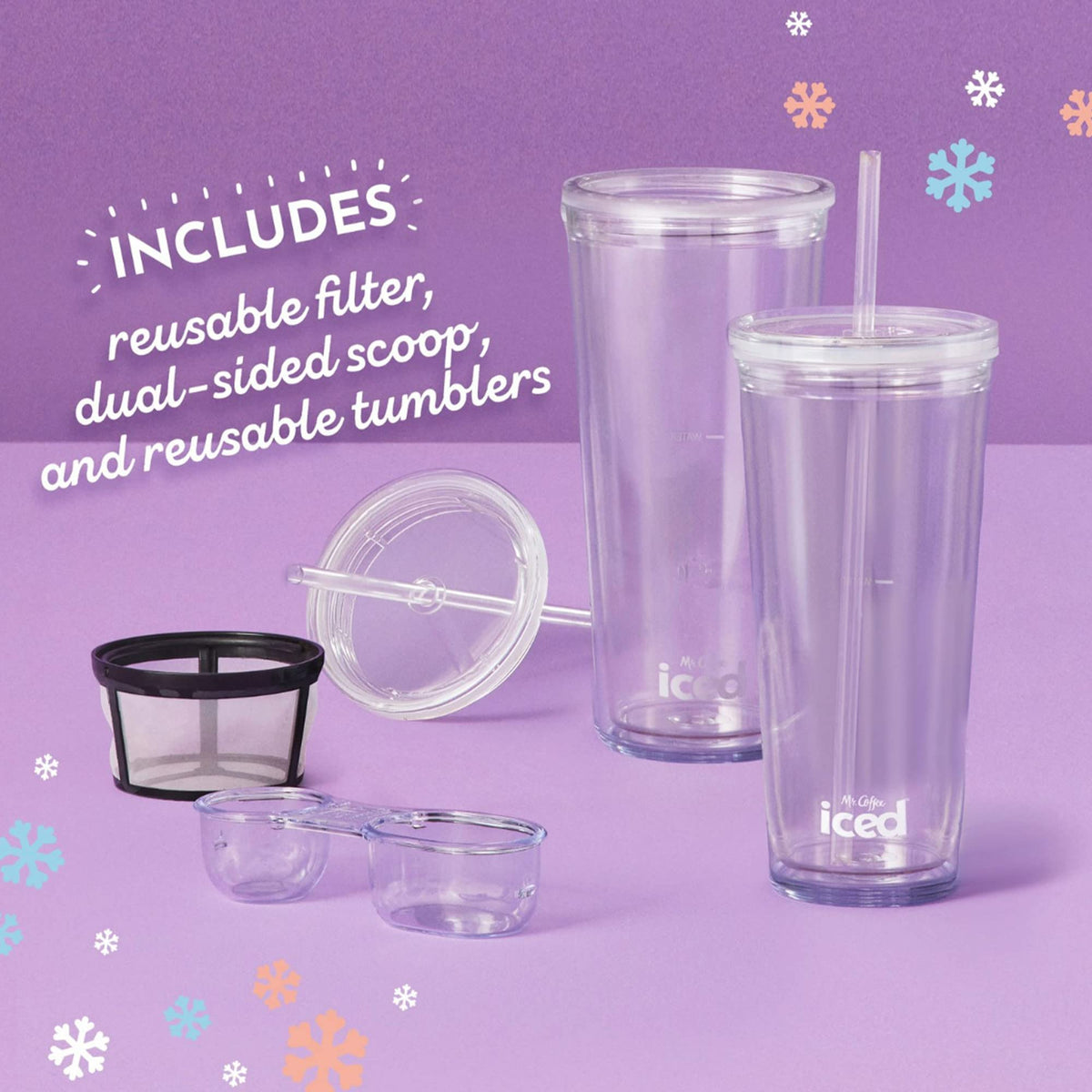 3-in-1 Single-Serve Iced and Hot Coffee/Tea Maker with Blender, Black V584645