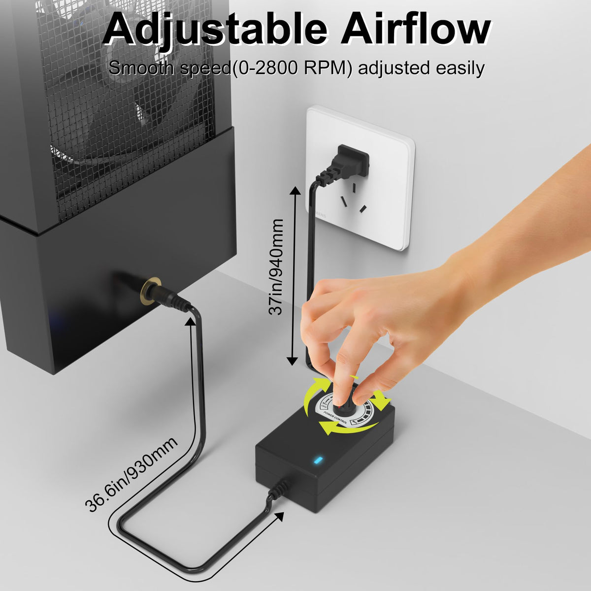 Vertical Window Fan G9598
