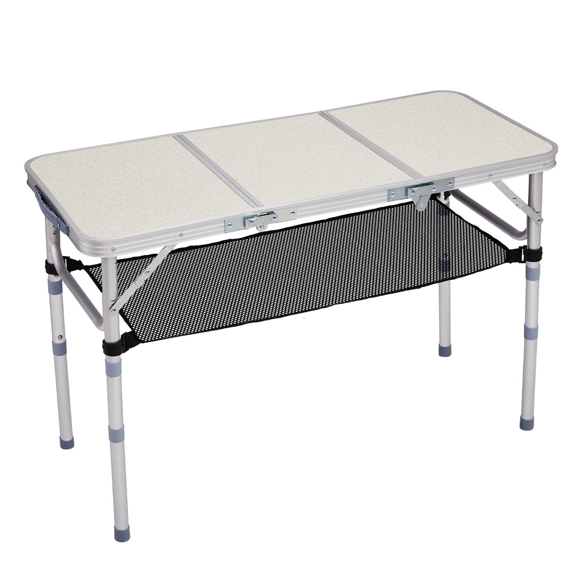 3ft Adjustable Height Aluminum Folding Camping Table X979