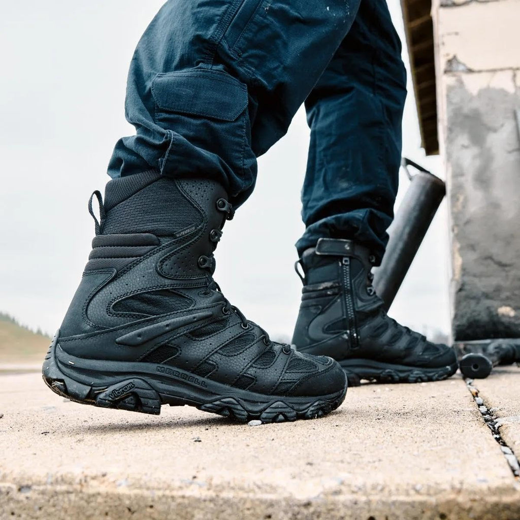 Waterproof 8 Inch Tactical Zip Work Boots T75255
