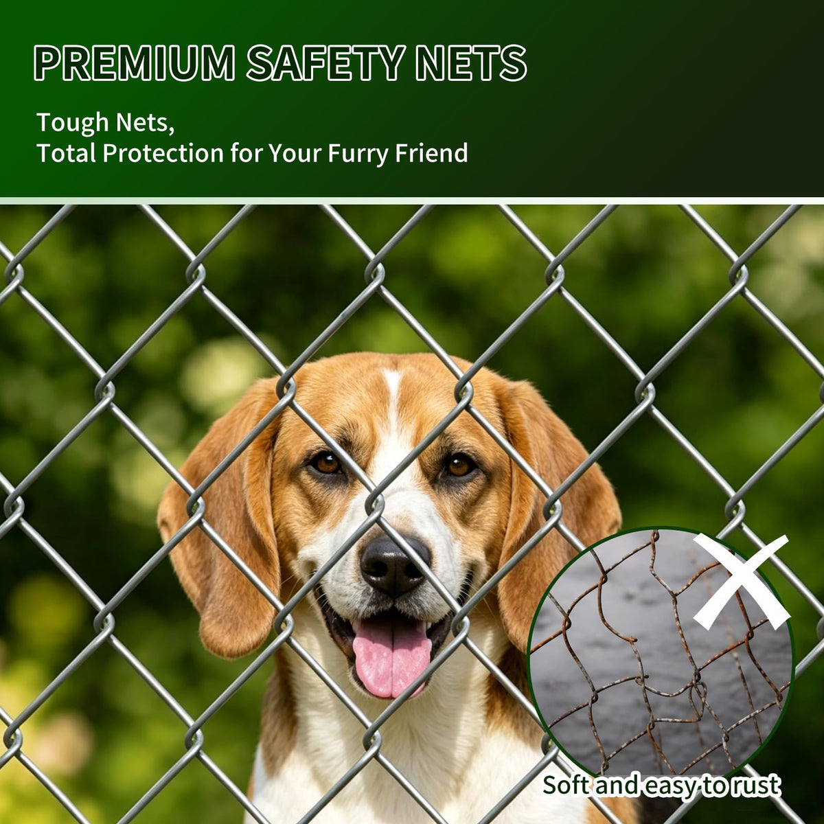 Heavy Duty Outdoor Dog Kennel Galvanized Steel Enclosure P15947