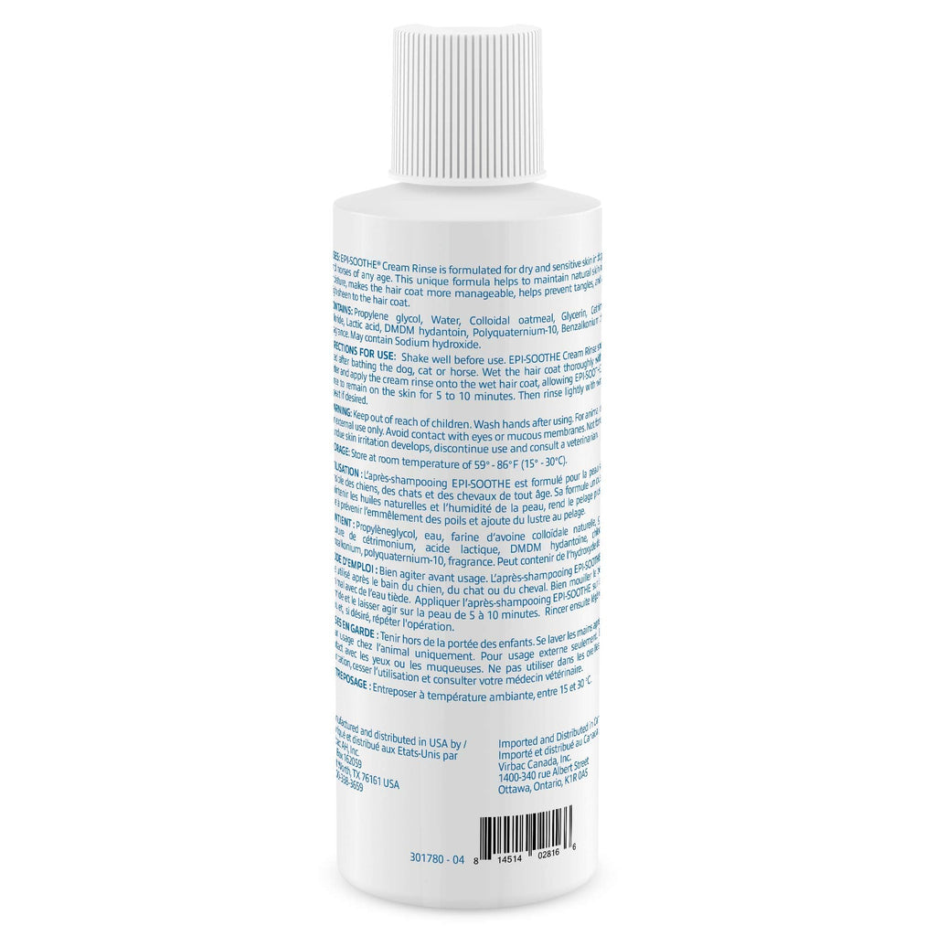 Dog Cat Horse Dry Sensitive Skin Cream Rinse L397