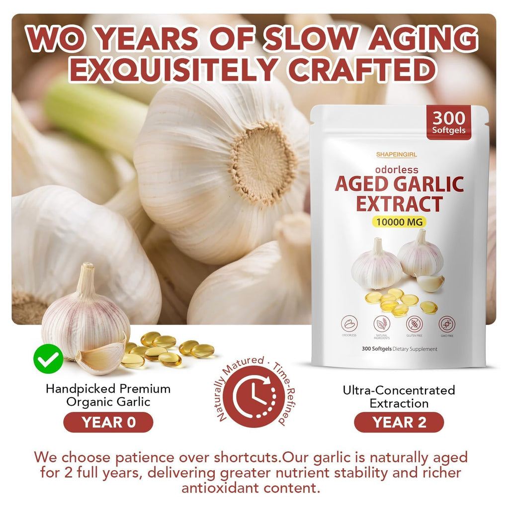 Garlic Extract Supplements, 300 Softgels R66195