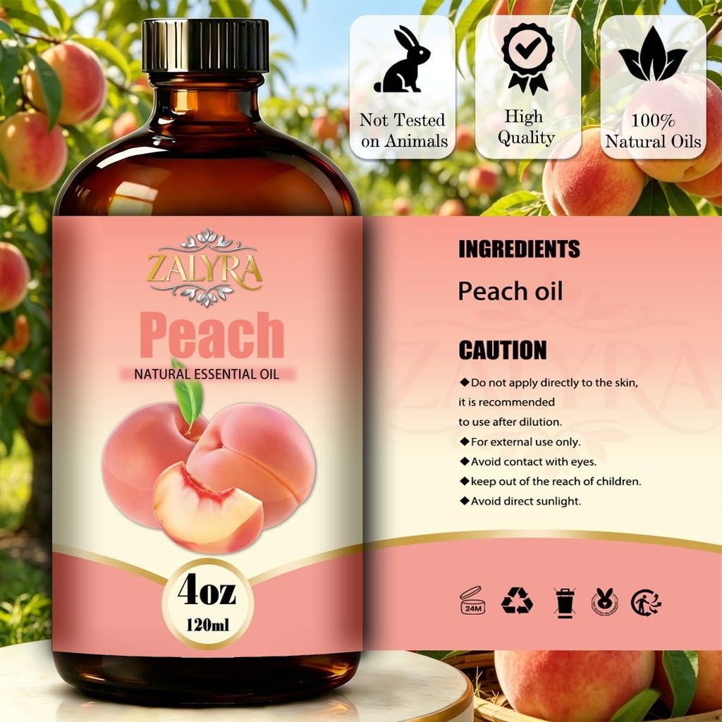 Lavender&Peach Essential Oil 4 Fl Oz+0.33 Fl Oz B1334