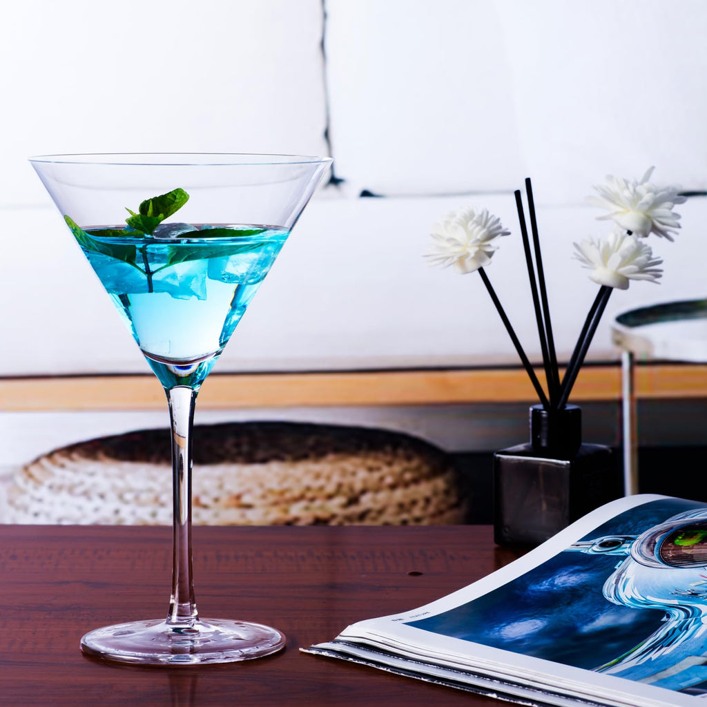Martini Glasses Set of 4 Hand Blown 9.5oz C940489