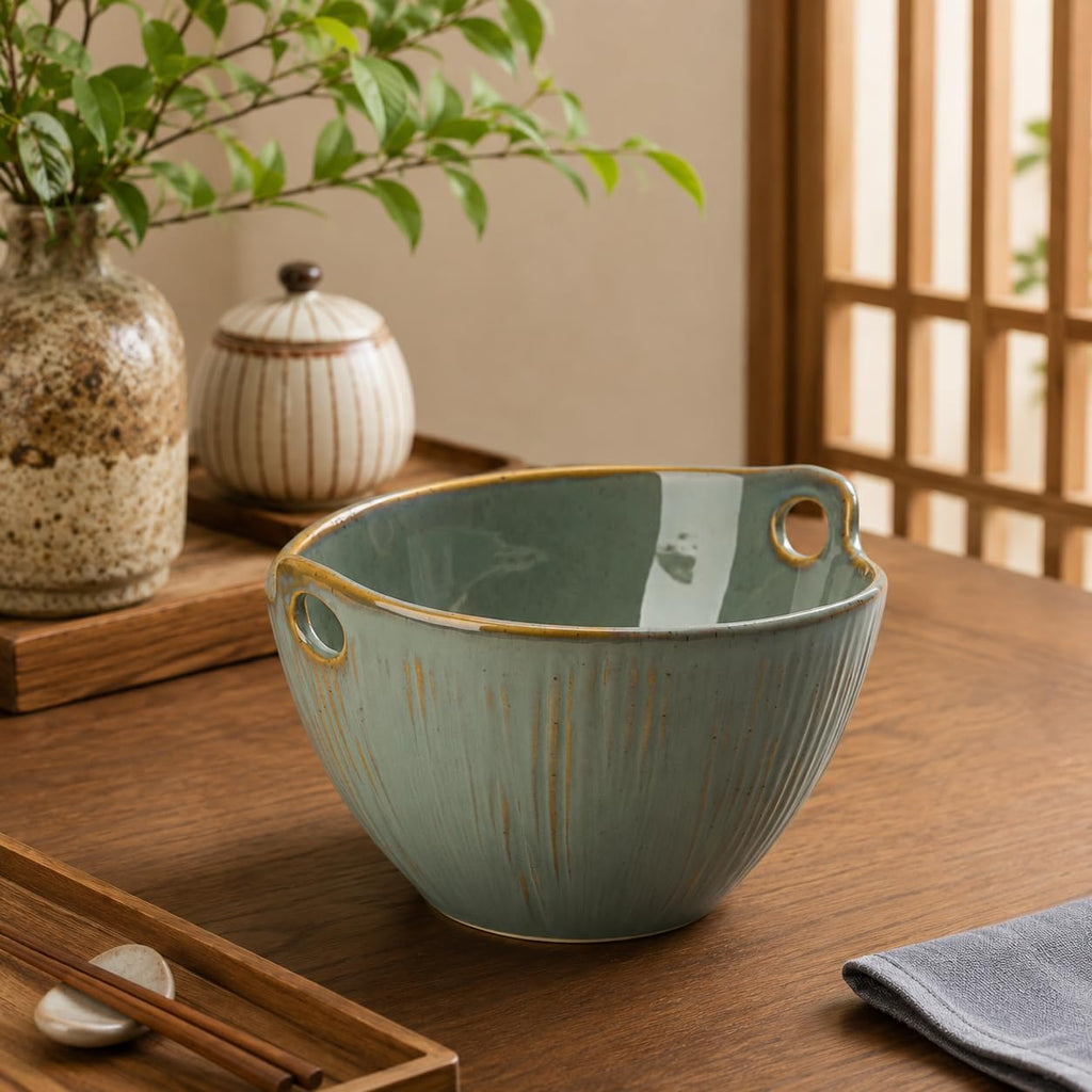 7 Inch Ceramic Ramen Bowl Set of 2 P74276
