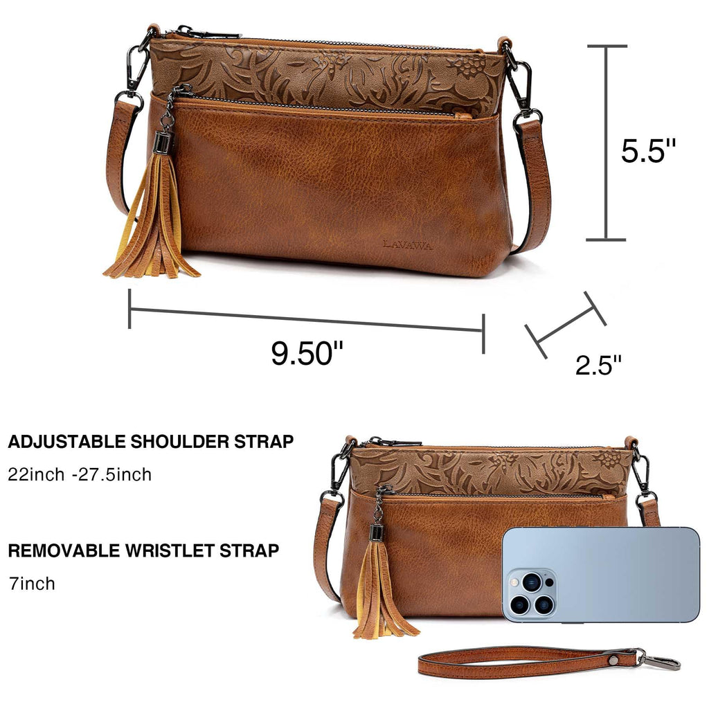 Turquoise Concho Embossed Crossbody Handbag T9216
