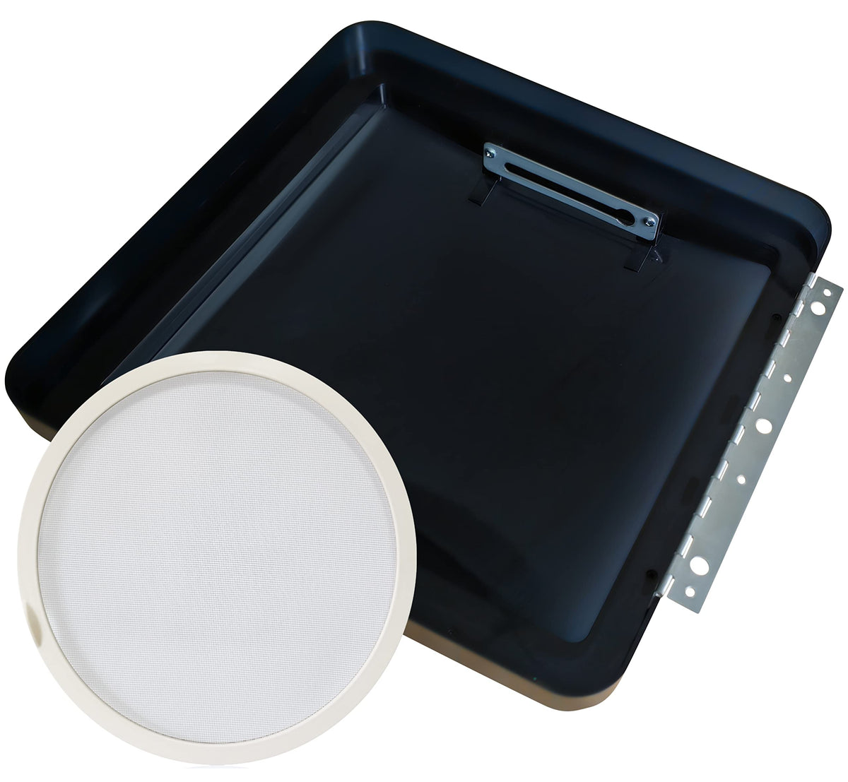14"x14" RV Roof Vent Lid Replacement Smoke Dome Cover with Stainless Steel Screen G97964