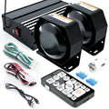 400W 12V Emergency Siren PA System with Wireless Remote and Microphone U255098