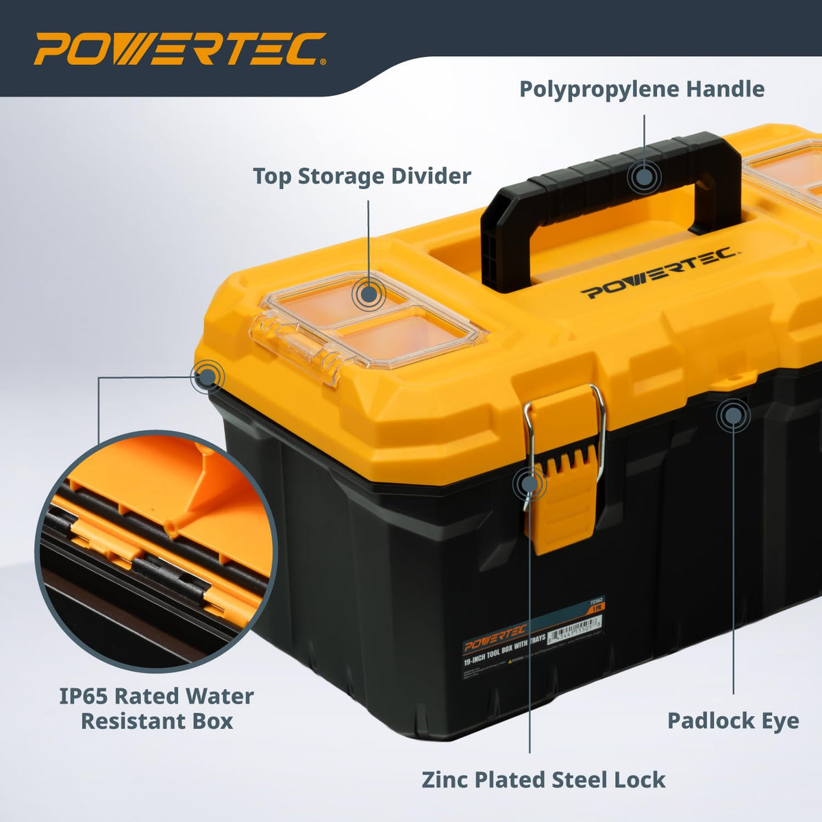 19-Inch Tool Box with Trays B3497