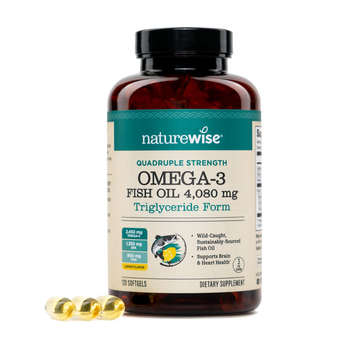 Omega 3 Fish Oil 4080mg Softgels G420204