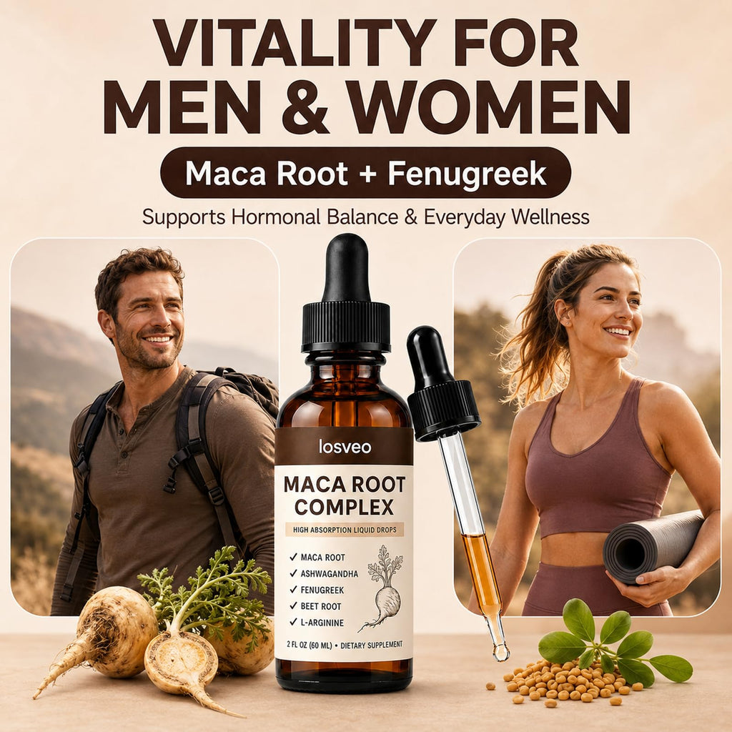 Maca Root Complex Drops with Ashwagandha, Fenugreek, Beet Root & L-Arginine, 2floz C494