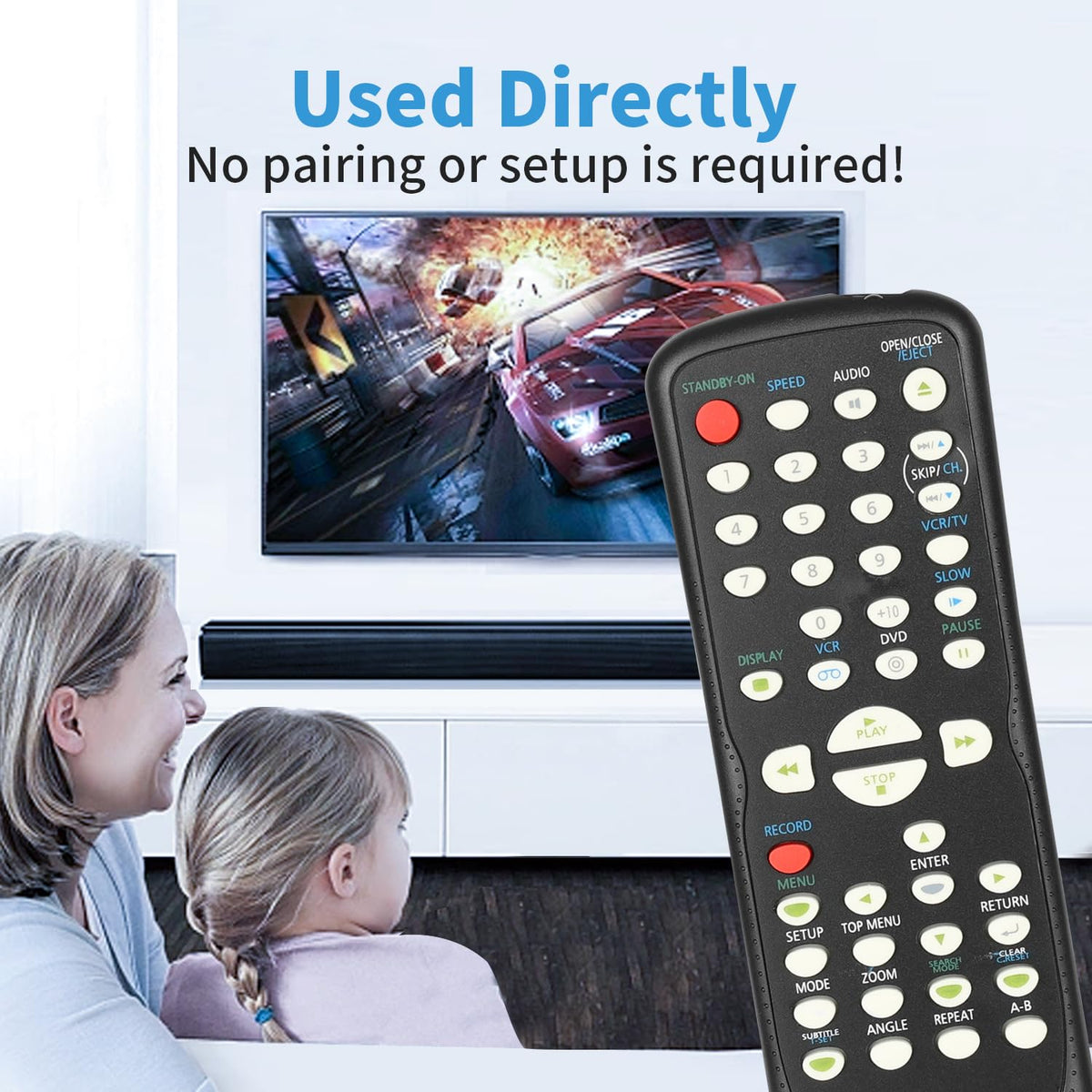 Remote Control Replacement with Batteries G928