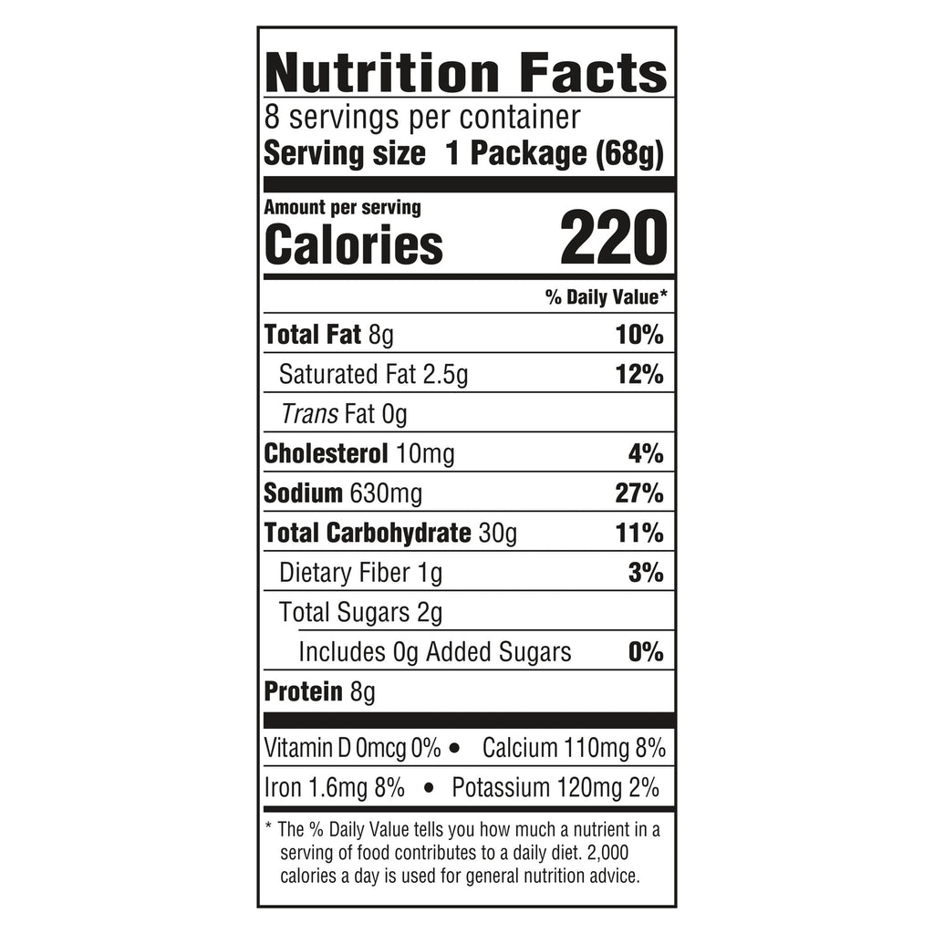 Kraft Mac and Cheese Dinner, 8 Microwaveable Cups, Original, 2.39 oz H6443