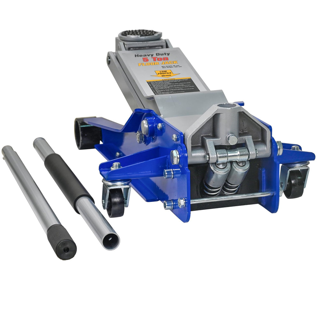 5Ton Low Profile Dual Piston Hydraulic Floor Jack F36754