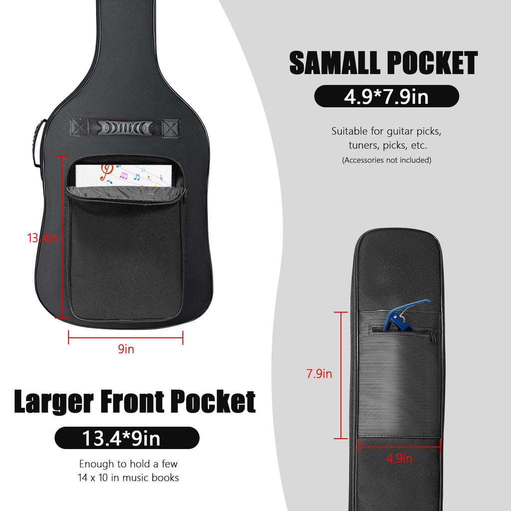 Black Waterproof Bass Guitar Gig Bag R7712
