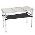 3ft Adjustable Height Aluminum Folding Camping Table X979