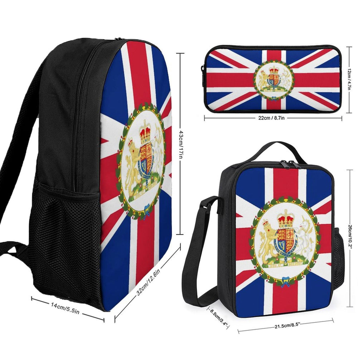 Backpack with Lunch Box Pencil Case D298262