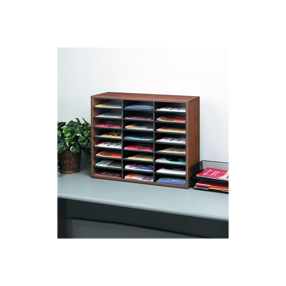 24-Compartment Letter Size Literature Organizer C972