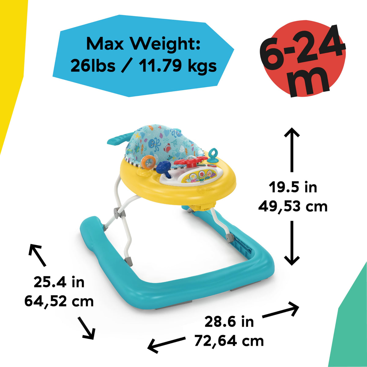 3-in-1 Submarine Walker with Removable Floor-Toy C873