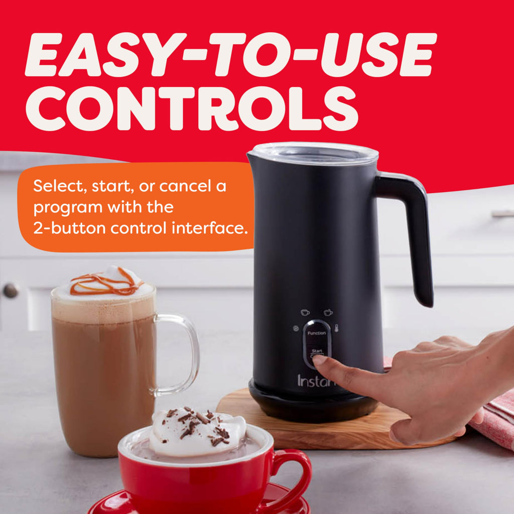 4-in-1 Milk Frother, 10 oz, Black Z6142