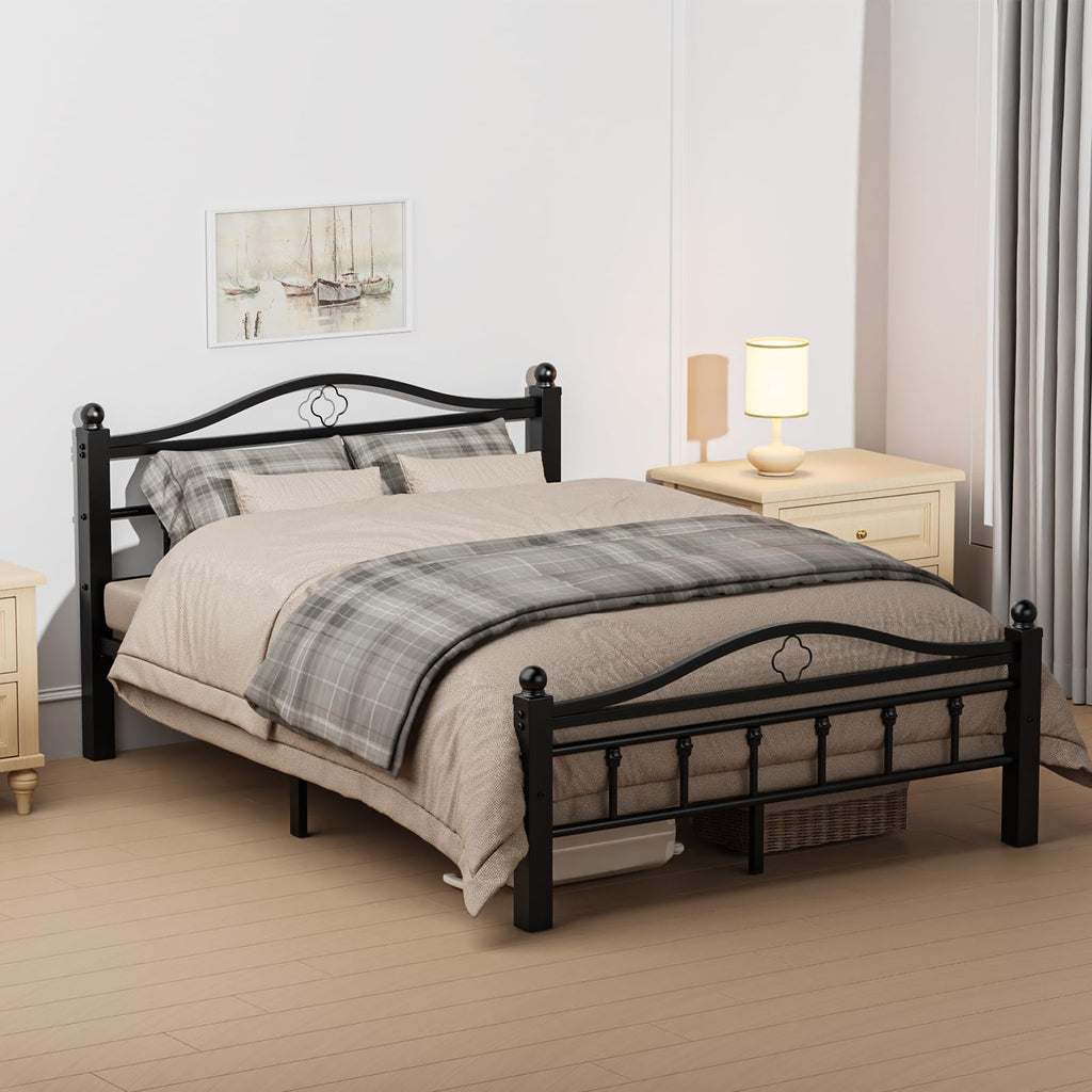 Full Size Bed Frame with Headboard T558