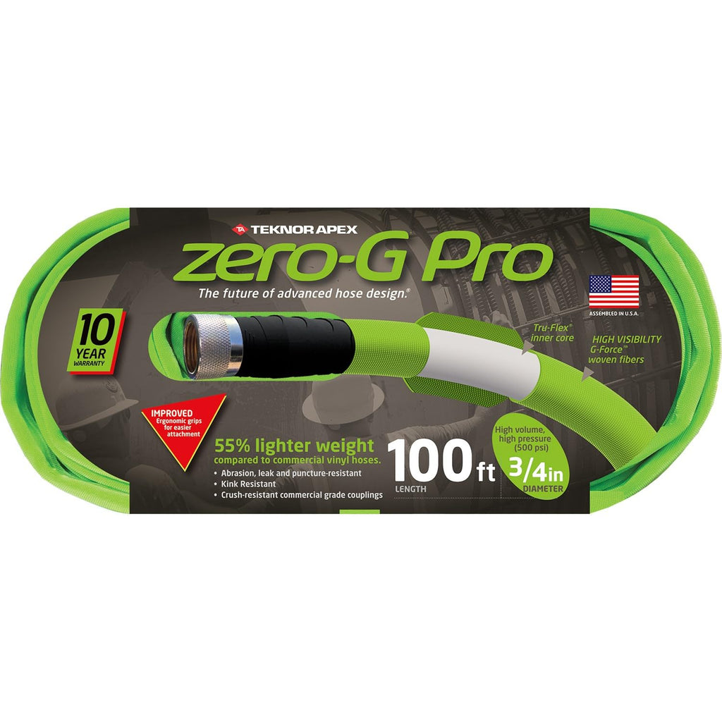 Lightweight Durable Kink-Resistant Garden Hose 3/4" x 100' Green N7655