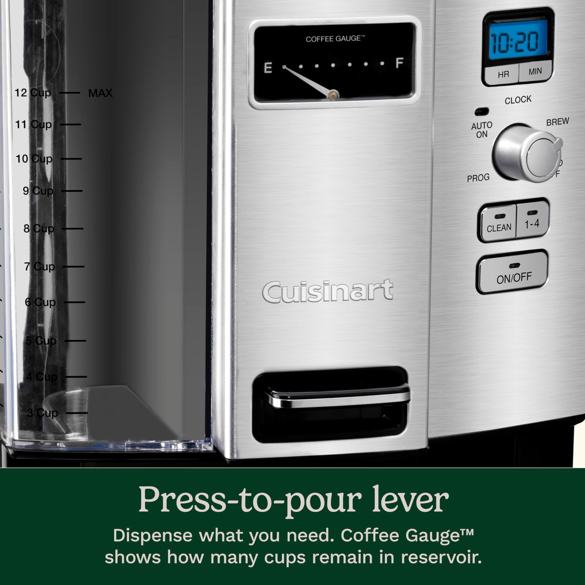 Programmable Self-Cleaning 12-cup Drip Coffee Maker Y8445