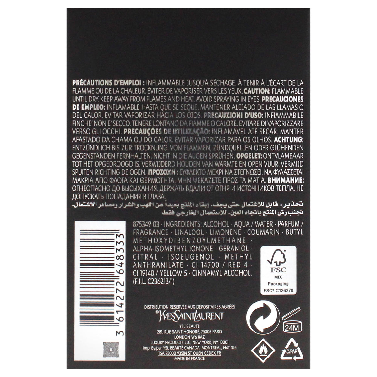 Eau De Parfum Spray 3.3 Ounce E531