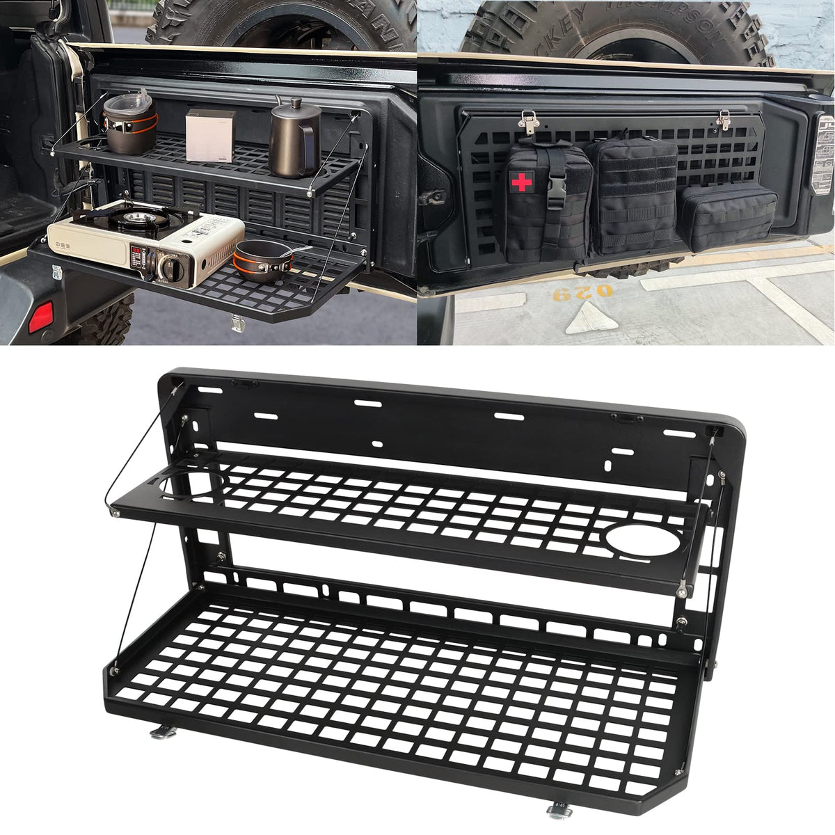 Foldable Aluminum Alloy Tailgate Table T8222