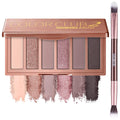 6-Color Matte and Shimmer Eyeshadow Palette with Brush U11355