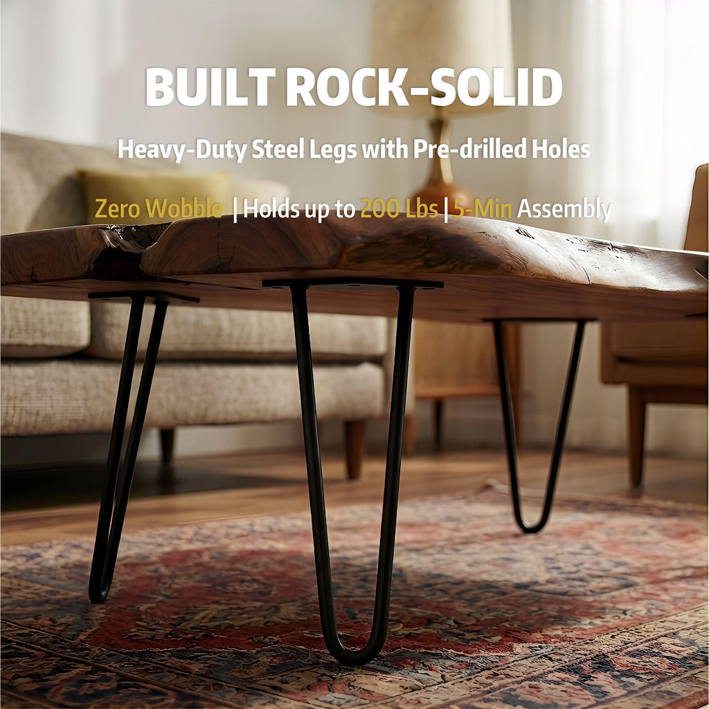 Live Edge Natural Wood Coffee Table T318315