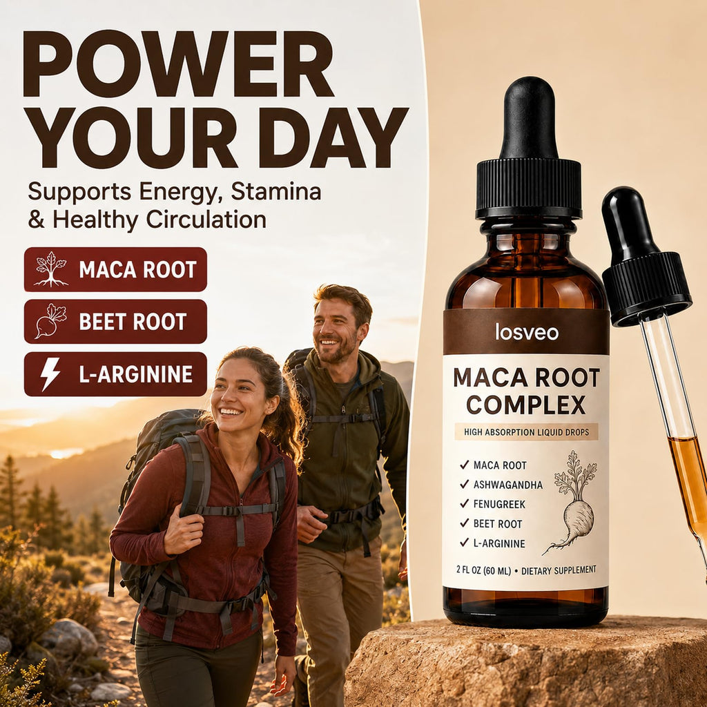 Maca Root Complex Drops with Ashwagandha, Fenugreek, Beet Root & L-Arginine, 2floz C494