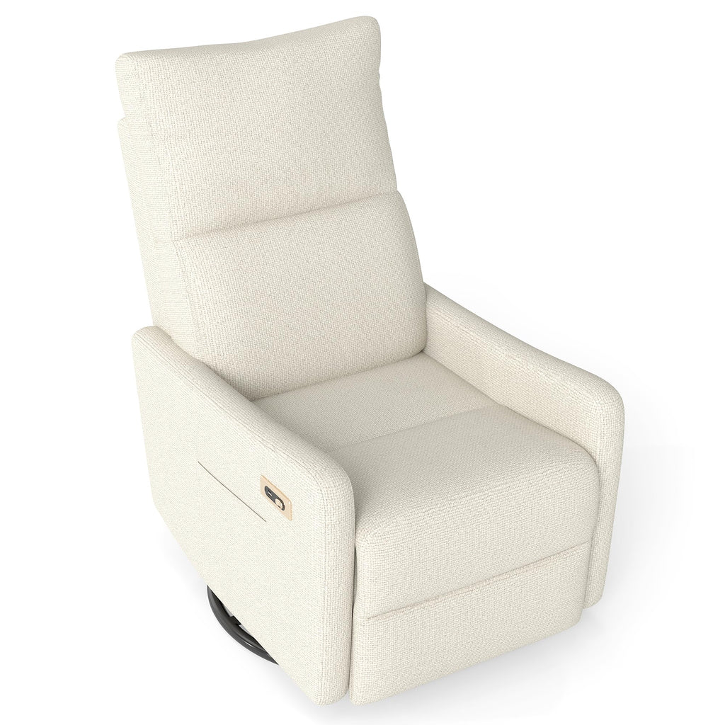 Power Swivel Recliner Chair with USB Charging Port W67077
