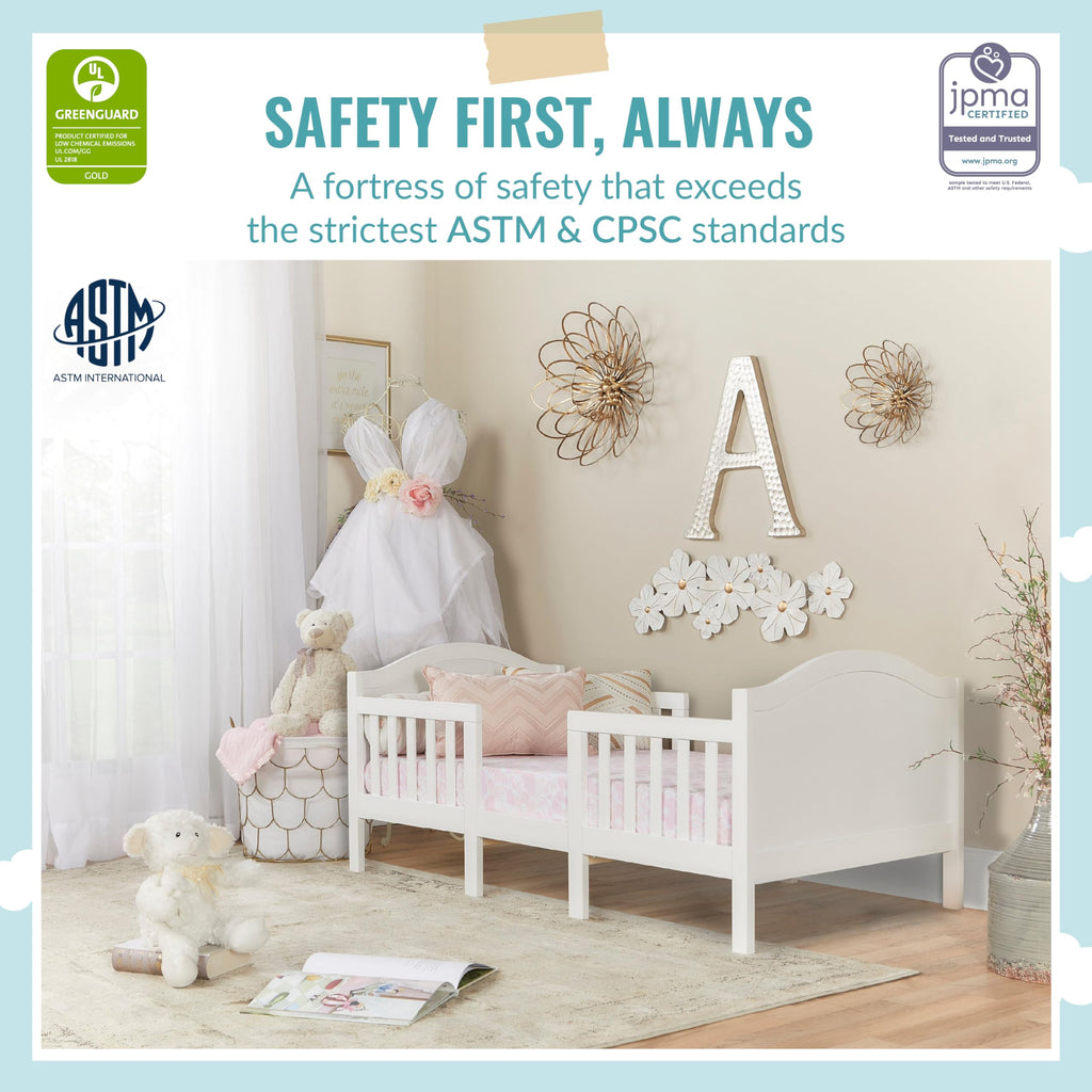 3 in 1 Convertible Toddler Bed and Firm Fiber Crib Mattress M30188