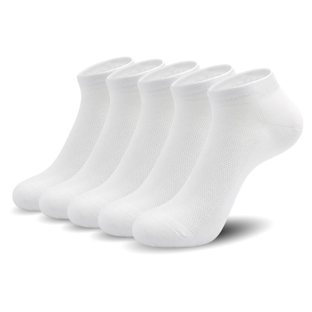 Viscose Bamboo Mesh Ankle Socks 5 Pairs Y667