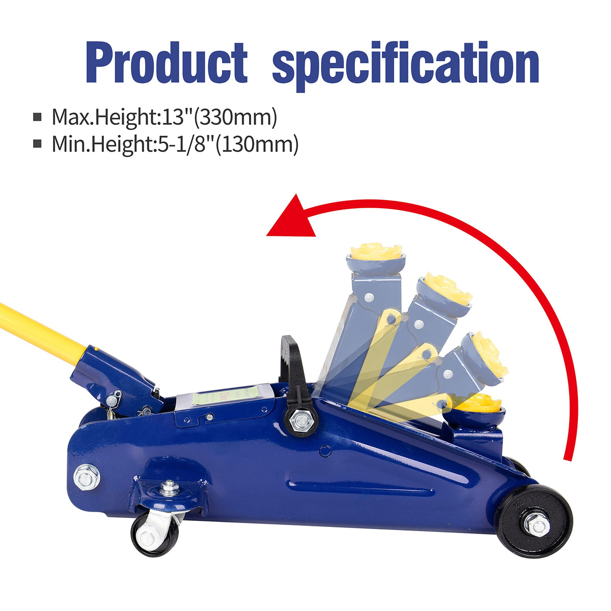 2-Ton Hydraulic Floor Jack V5577