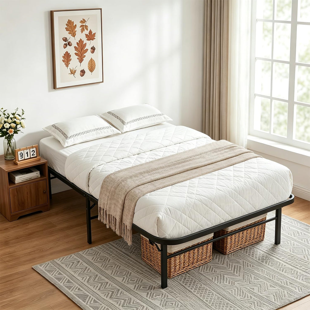 Twin Metal Bed Frame with 6 Legs I421