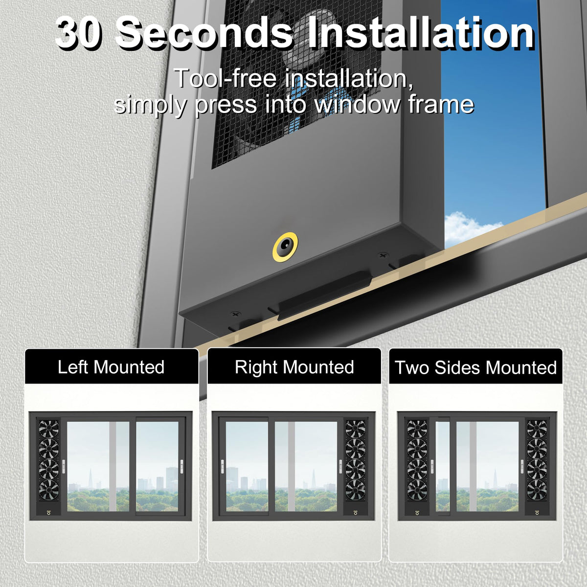 Vertical Window Fan G9598