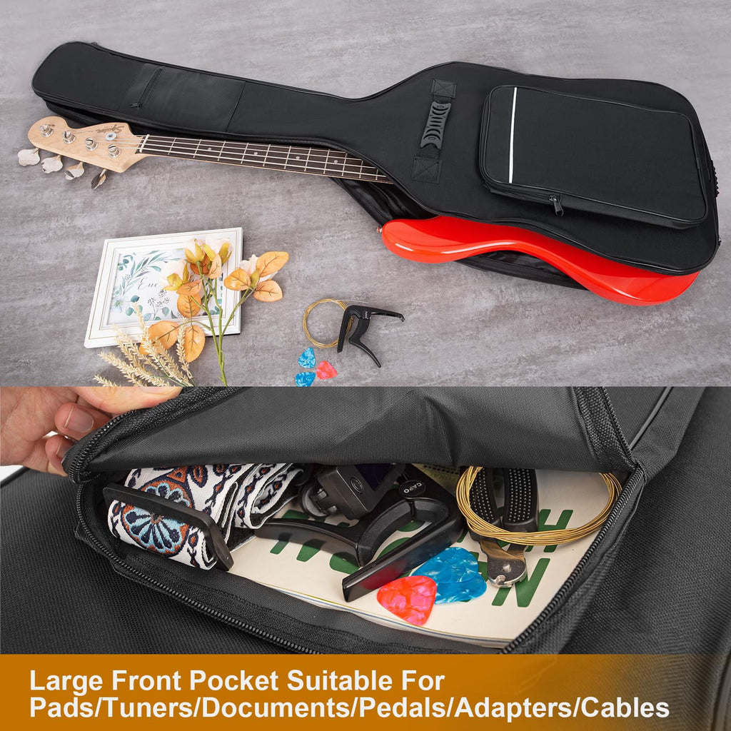 Black Waterproof Bass Guitar Gig Bag R7712