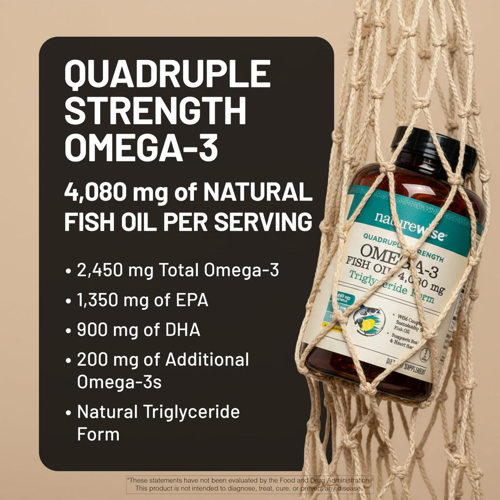 Omega 3 Fish Oil 4080mg Softgels G420204