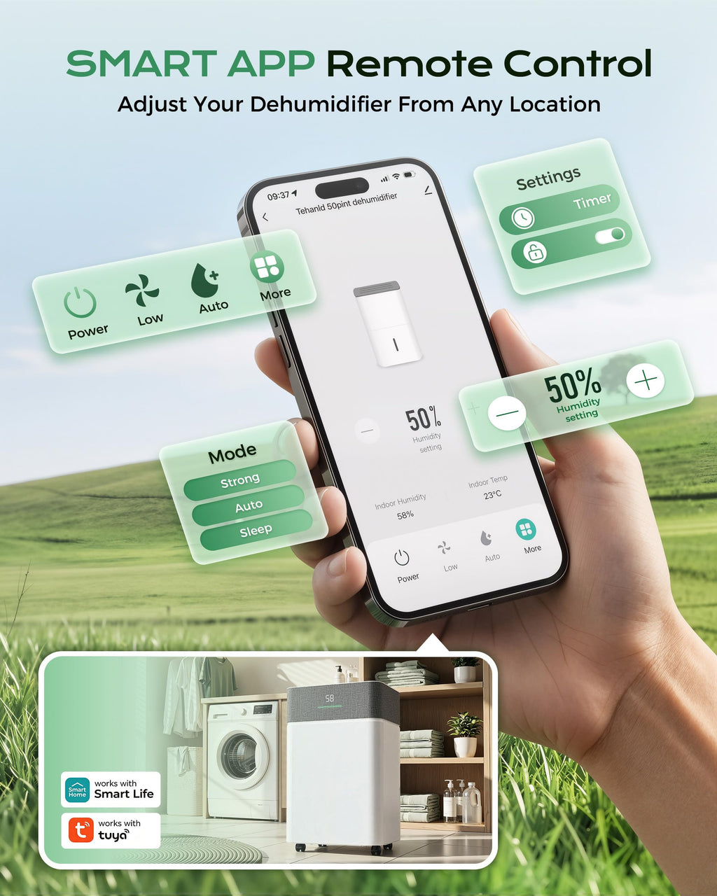 50 Pint Dehumidifier C801