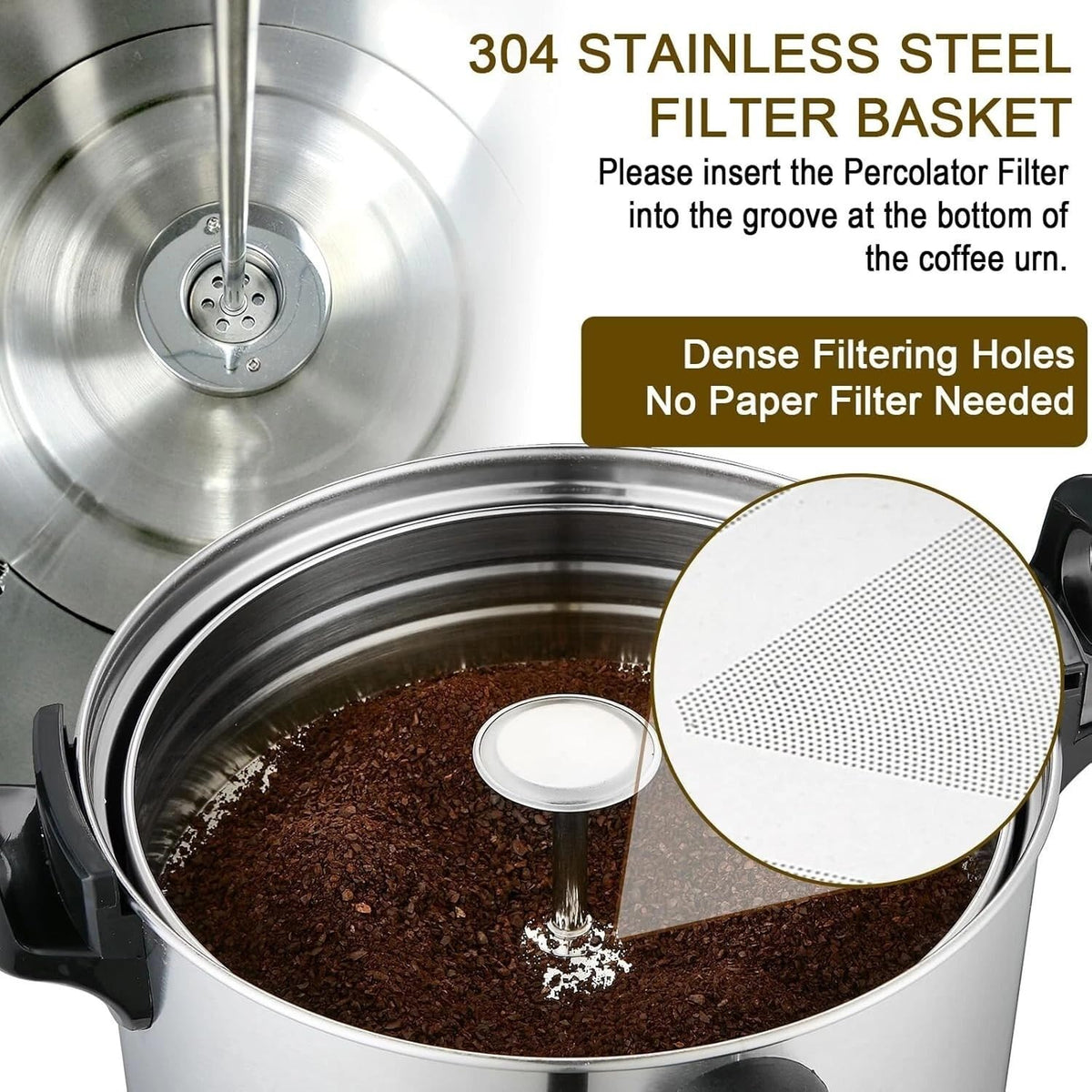 24L Stainless Steel Electric Coffee Urn T137