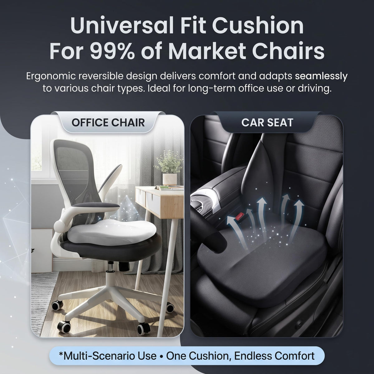 Backless Booster Car Seat Grey D564141