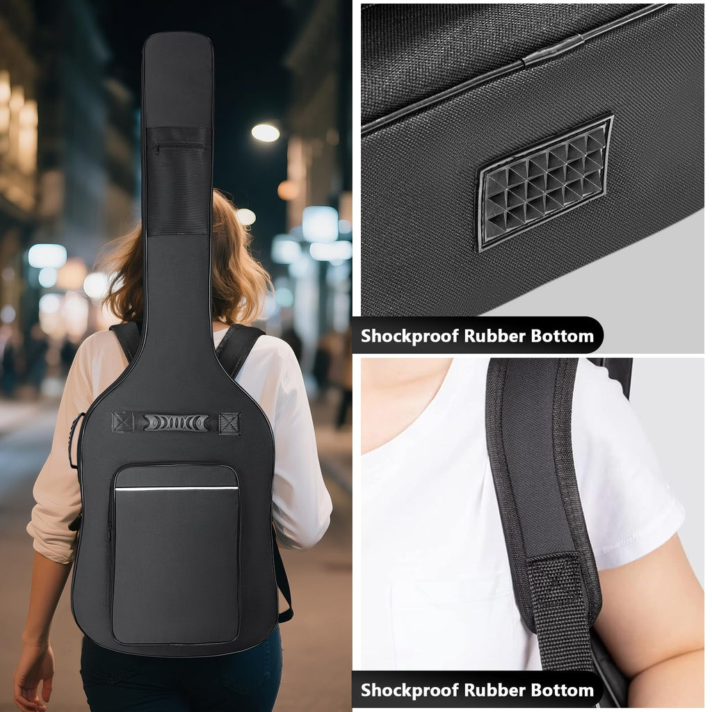 Black Waterproof Bass Guitar Gig Bag R7712