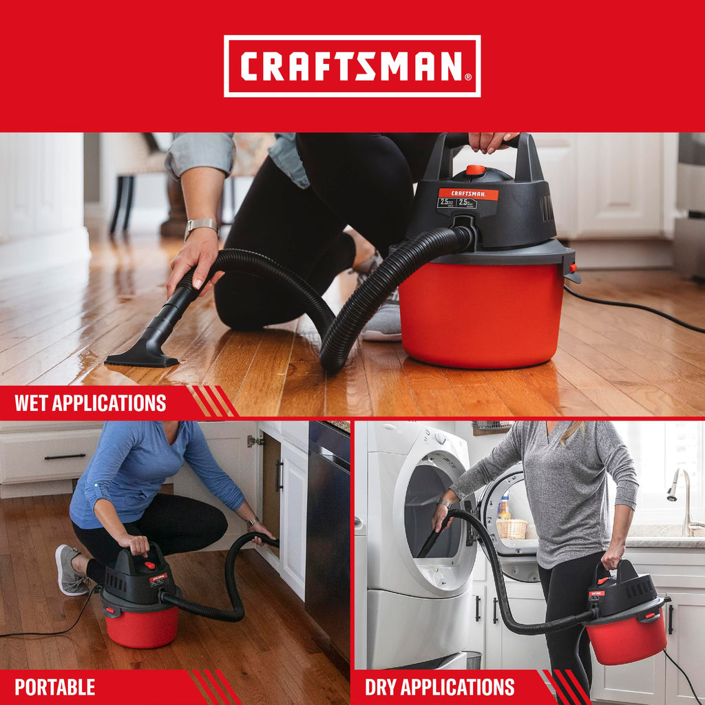 2.5 Gallon Wet Dry Shop Vacuum M343149