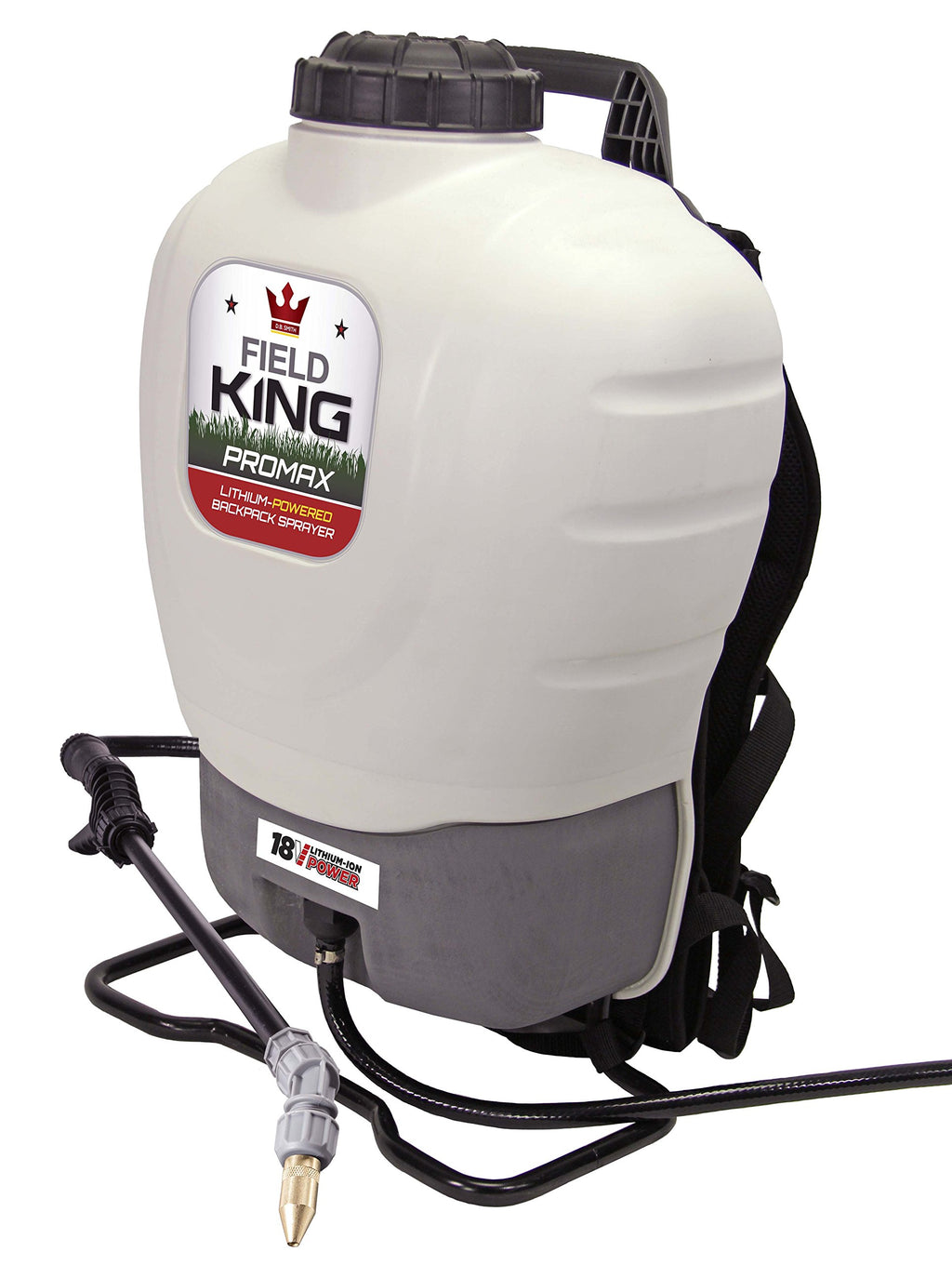 Battery Powered Backpack Sprayer, 4 gal, White & Surfactant for Herbicides Non-Ionic, 16oz I74710