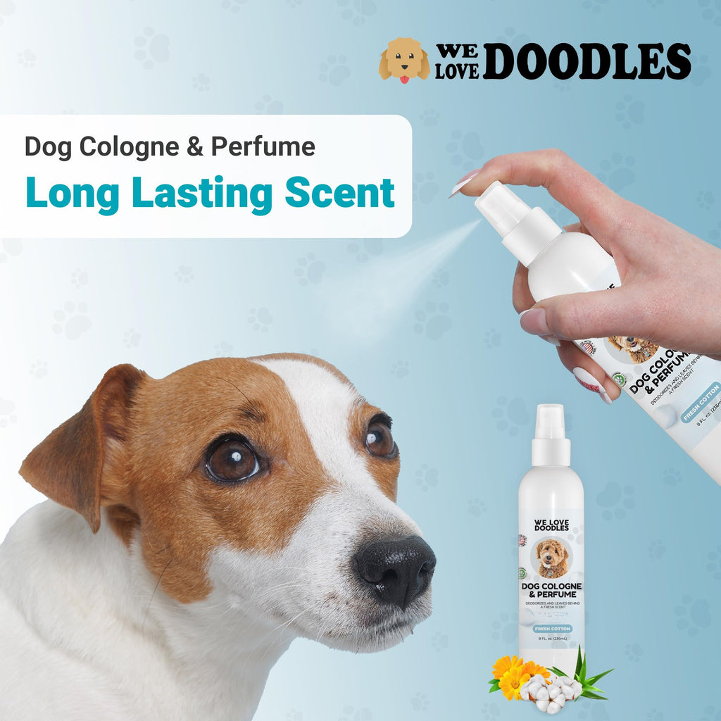 Dog Cologne & Perfume and Large Slicker Brush Bundle F301341